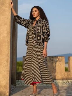 Tangier Embroidered Twill Bomber Jacket