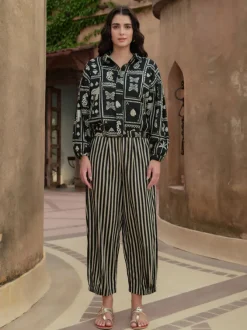 Tangier Embroidered Twill Bomber Jacket