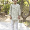 Tejas Organic Cotton Hand Printed Long Kurta