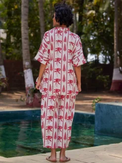 Ti amo Block Printed Cotton Co-ord Set of 2