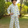 Tintin Organic Cotton Block Printed Pyjama Set