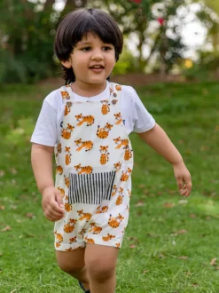 Tiny Cubs Organic Cotton Dungarees
