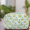 Tiny Tulip Block Print Cotton Travel Case