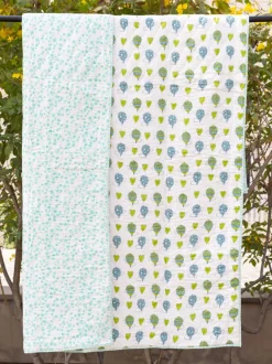 Toy Story Hand Block Printed Cotton Quilt for Infants