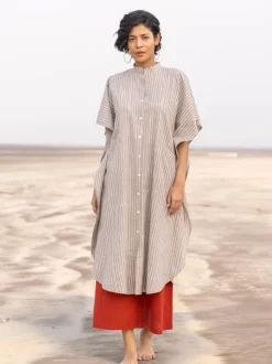 Tridevi Cotton Kaftan Shirt Dress