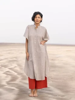 Tridevi Cotton Kaftan Shirt Dress