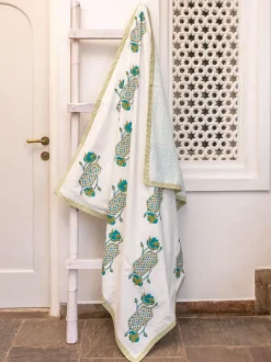 Tripti Block Printed Cotton Muslin Dohar