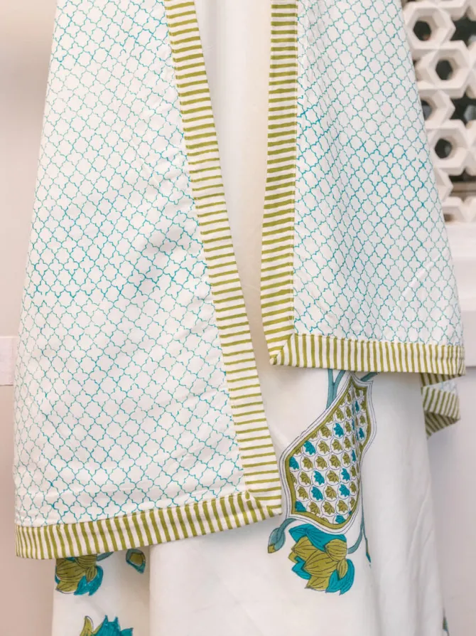 Tripti Block Printed Cotton Muslin Dohar