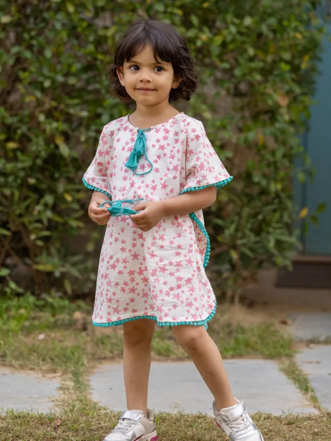 Twinkle Organic Cotton Block Printed Kaftan