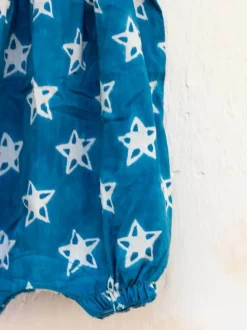 Twinkle Star Organic Cotton Block Printed Romper