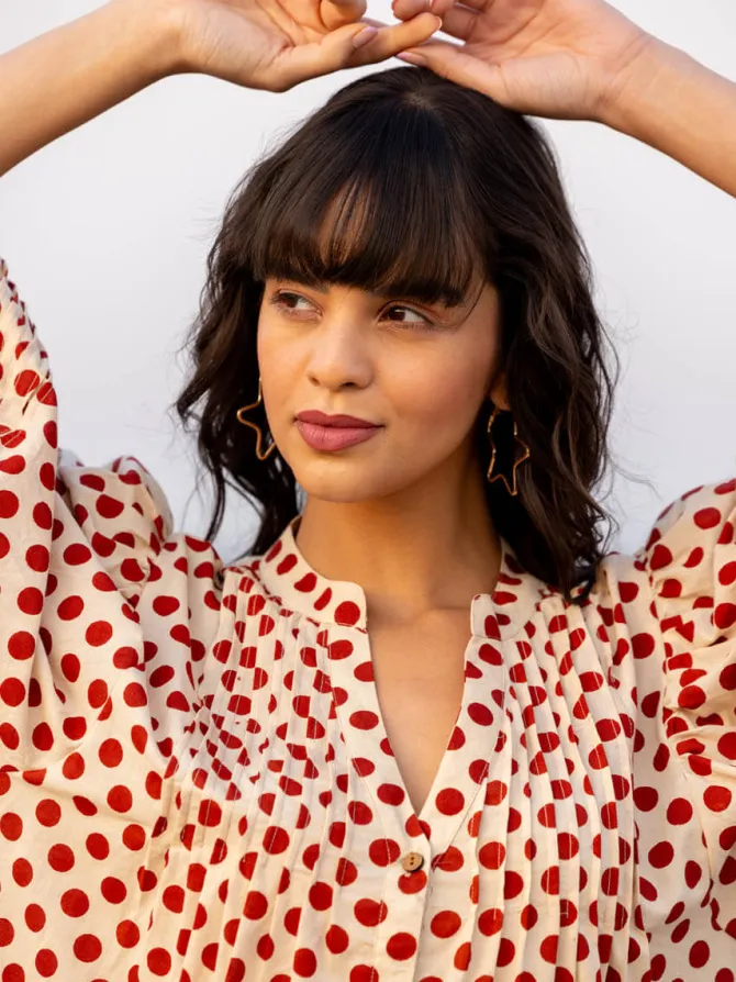 Uma Cotton Midi Dress