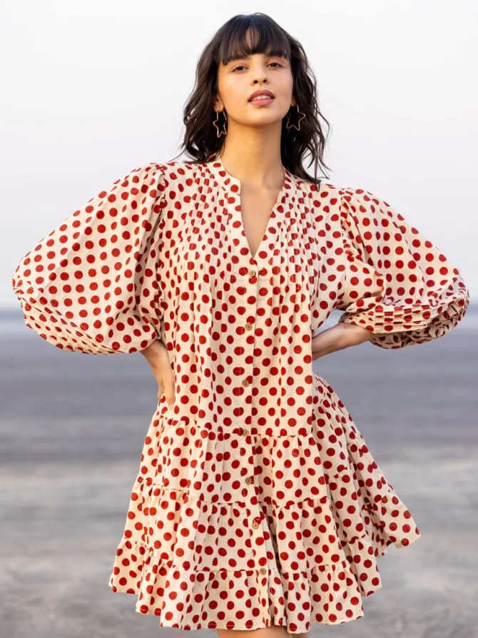Uma Cotton Midi Dress