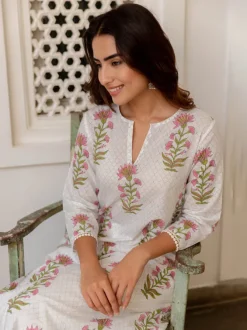 Urja Block Printed Cotton Kurta