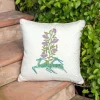 Vajra Hand Block Printed Cotton Cushion Cover - 16 Inch