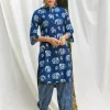 Vasant Indigo Cotton Kurta