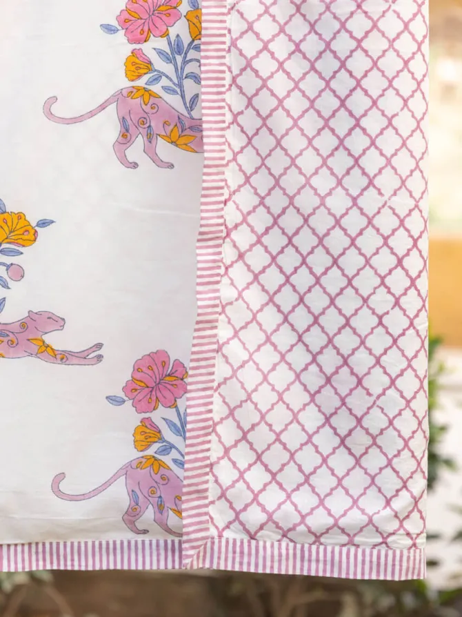 Vismaya Block Printed Muslin Dohar