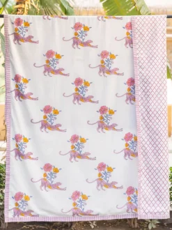 Vismaya Block Printed Muslin Dohar