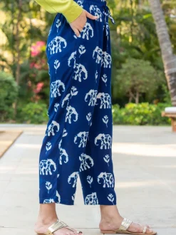 Vraj Indigo Trousers
