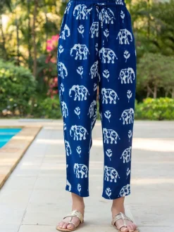 Vraj Indigo Trousers