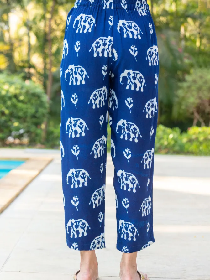 Vraj Indigo Trousers