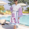 Vriddhi Luxury Block Printed Cotton Bath Robe