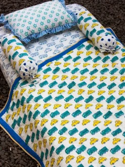 Vroom Vroom Organic Cotton Infant Bolster Cover - Set of 2