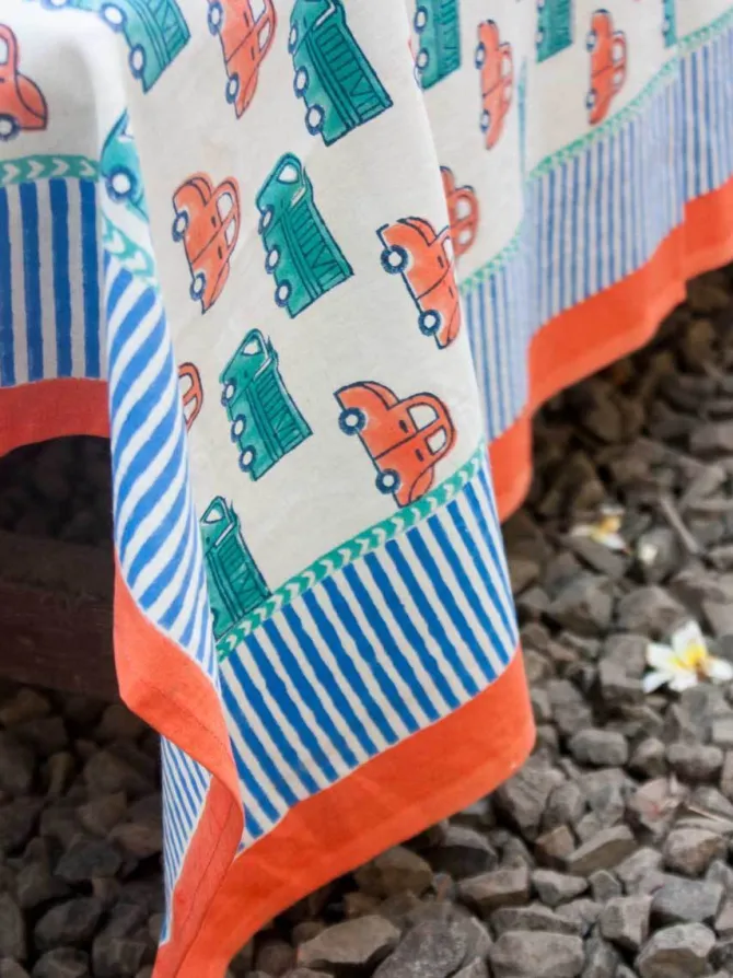 Vroom Vroom Organic Cotton Bedsheet