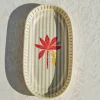 Wild Oasis Ceramic Oval Platter