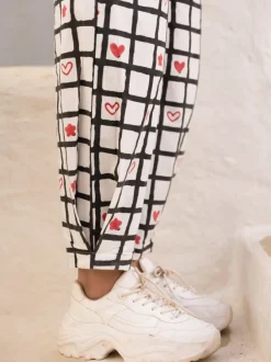 Yin and Yang Cotton Trousers