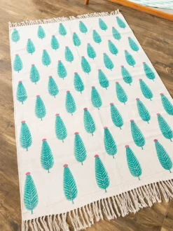 Zannat Cotton Dhurrie Rug