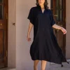 Zarin Black Kaftan Kurta
