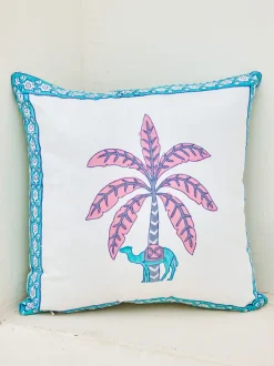 Zellij Cotton Cushion Cover - 12 Inch