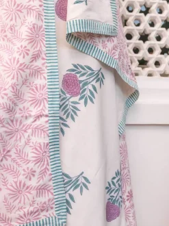 Zeniya Block Printed Cotton Muslin Dohar