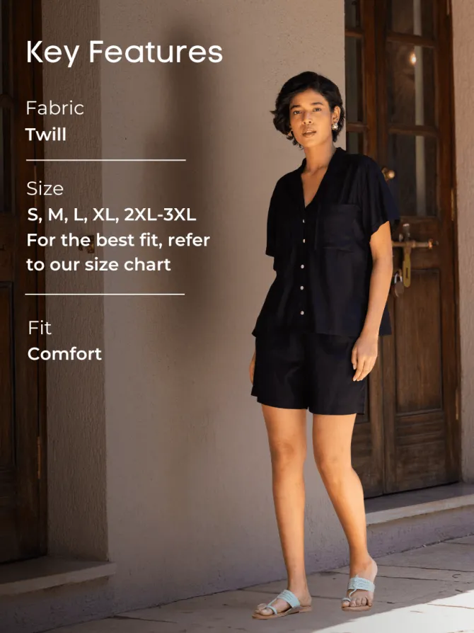 Zoe Black Co-ord Set