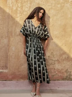 Zohra Fit & Flare Maxi Dress