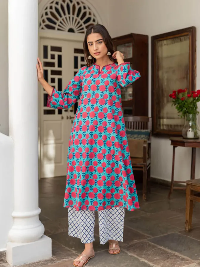Zoya Cotton Palazzo Pants